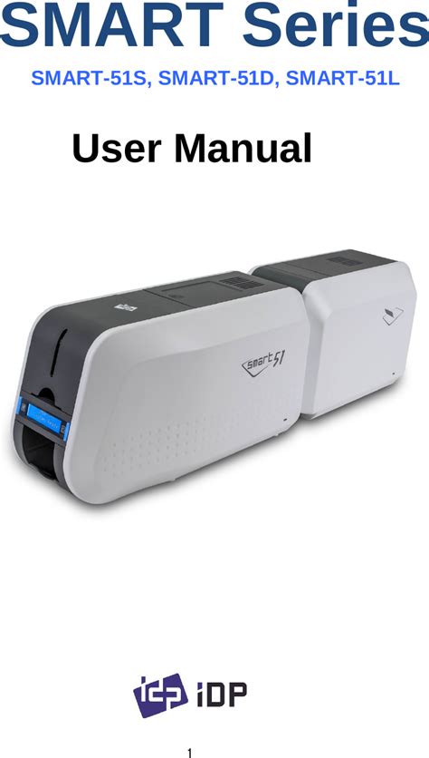 smart 51 card printer manual|idp smart 51 support.